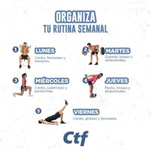 Organiza tu rutina semanal