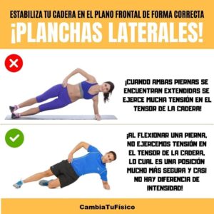 Planchas laterales