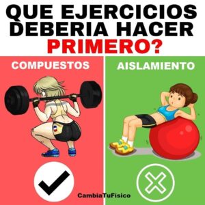 ¿Qué ejercicios debería hacer primero?