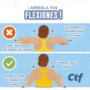 Arregla tus flexiones