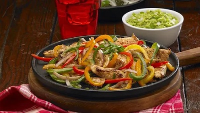 Fajitas de res al jengibre