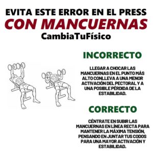 Evita este error en el press con mancuernas