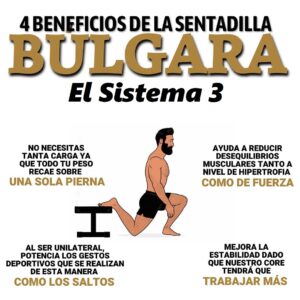 4 Beneficios de la sentadilla búlgara